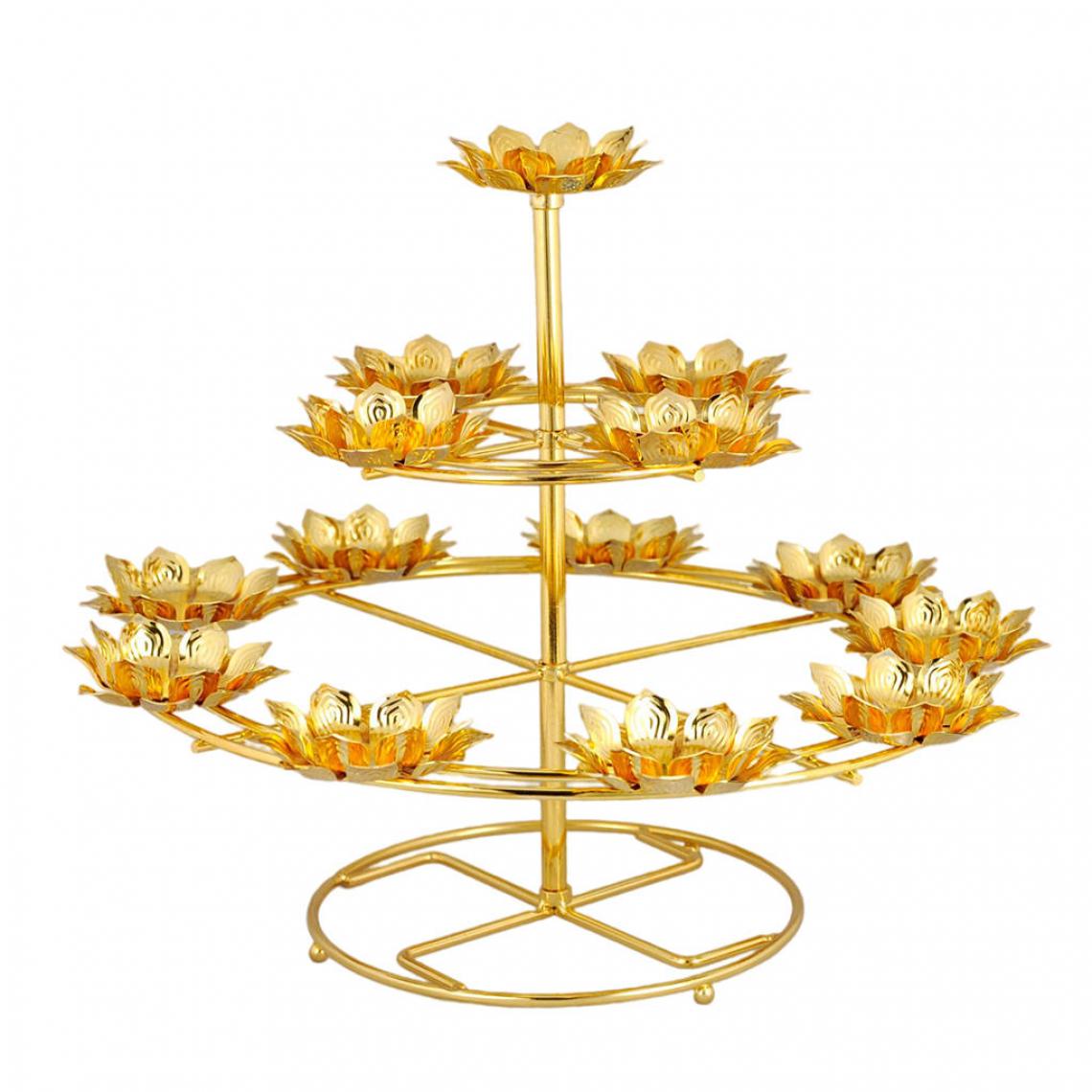 marque generique - Bougeoir lampe à huile bouddha tibétain - Bougeoirs, chandeliers