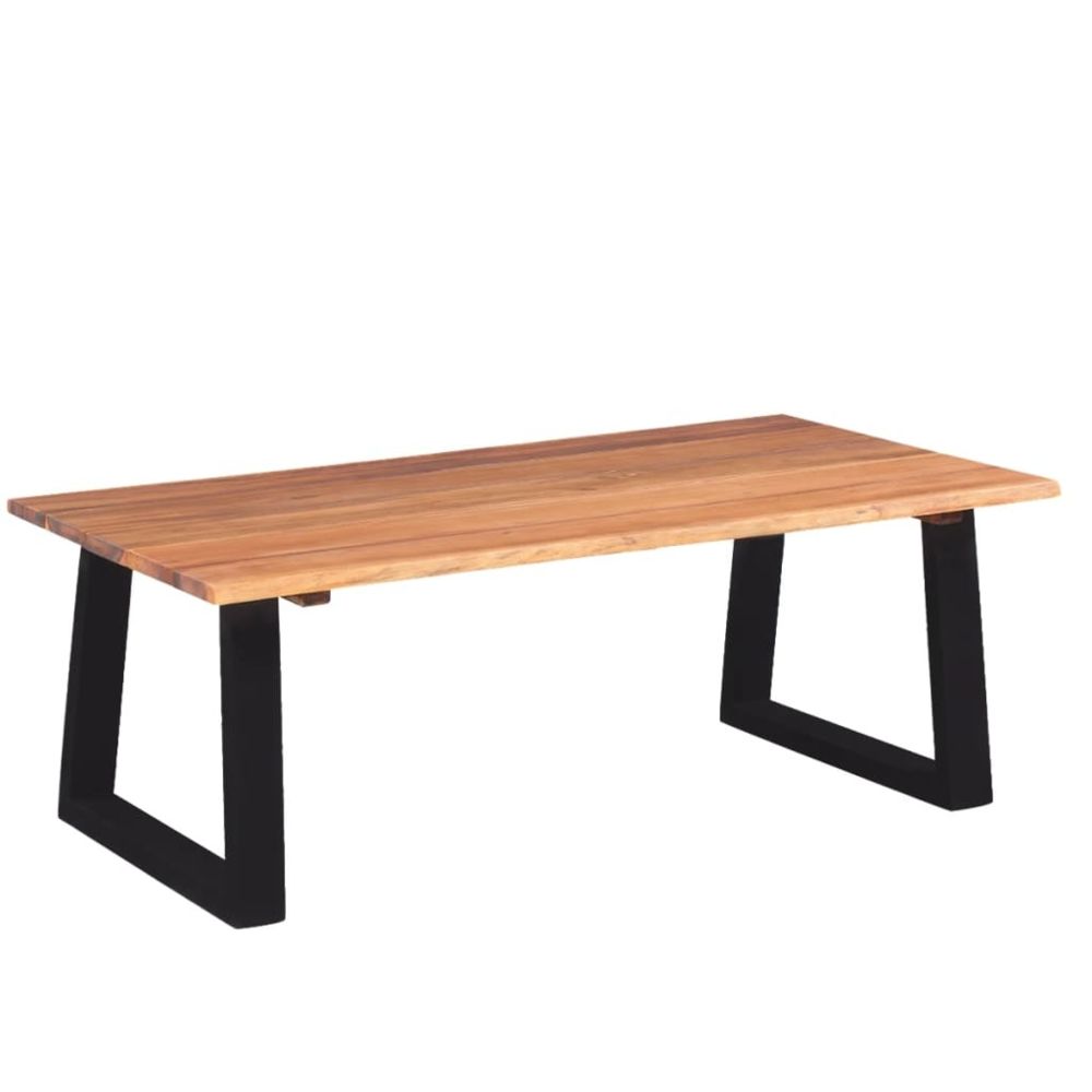 Vidaxl - vidaXL Table basse Bois d'acacia massif 110 x 60 x 40 cm - Tables basses