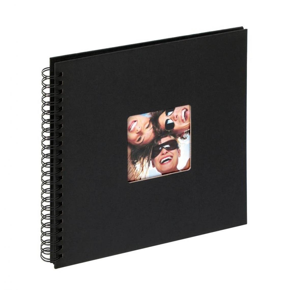 Ac-Deco - Album photo à spirales 50 pages Fun - L 30 x l 30 - Noir - Cadres, pêle-mêle
