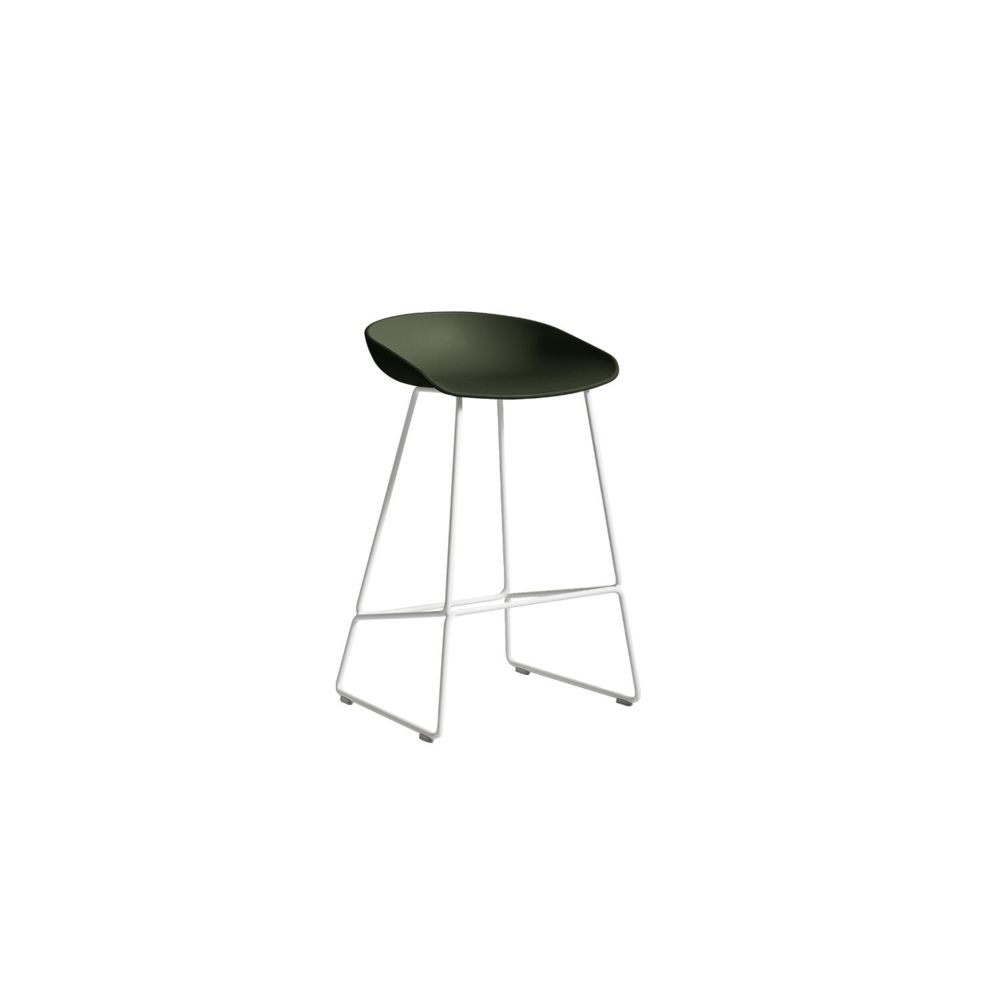 Hay - About a Stool AAS38 - blanc - vert - 76 cm - Tabourets