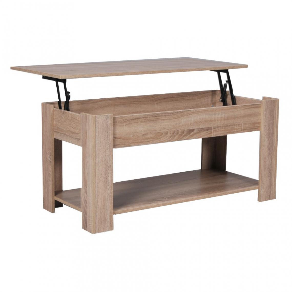 Le Quai Des Affaires - Table basse UTAH 100x50cm / Chêne blanchi - Tables basses