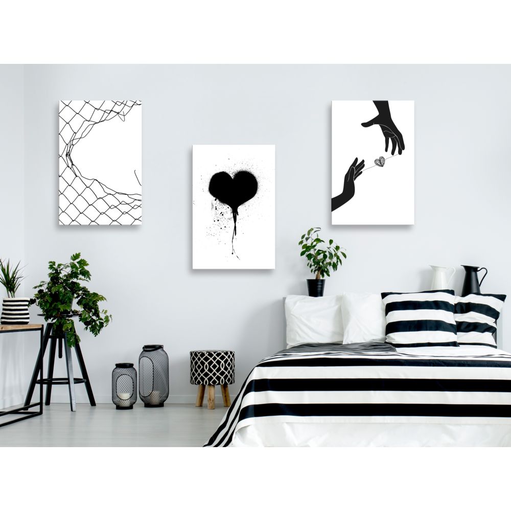 marque generique - 120x60 Tableau Art urbain Moderne Heart (Collection) - Tableaux, peintures