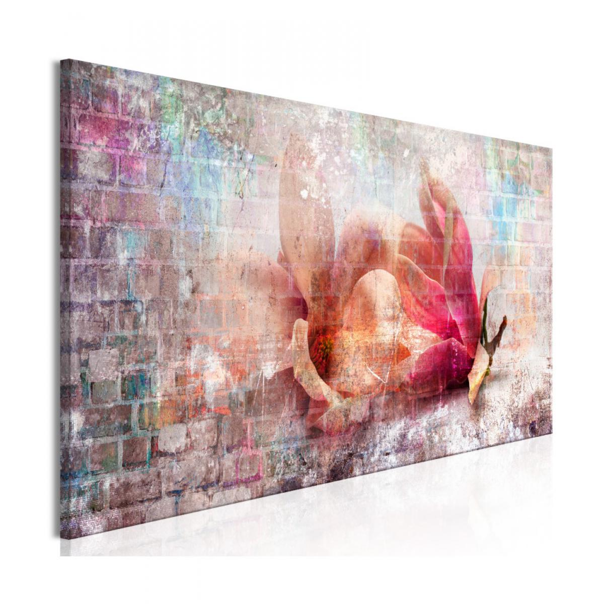 Artgeist - Tableau - Colourful Magnolias (1 Part) Narrow 150x50 - Tableaux, peintures