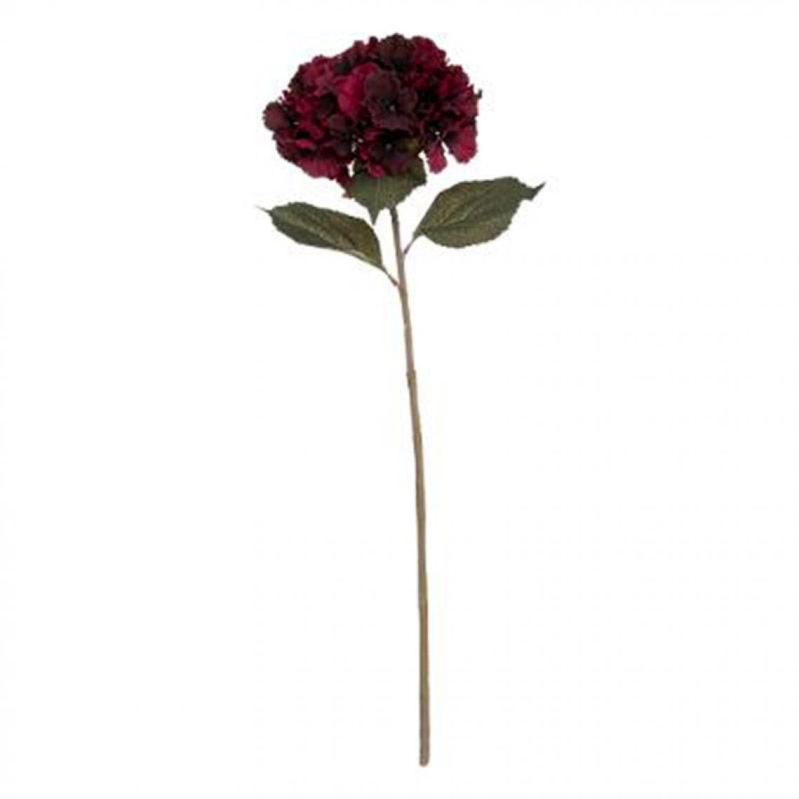 Generic - Fleur Artificielle Hortensia 83cm Rouge Foncé - Plantes et fleurs artificielles