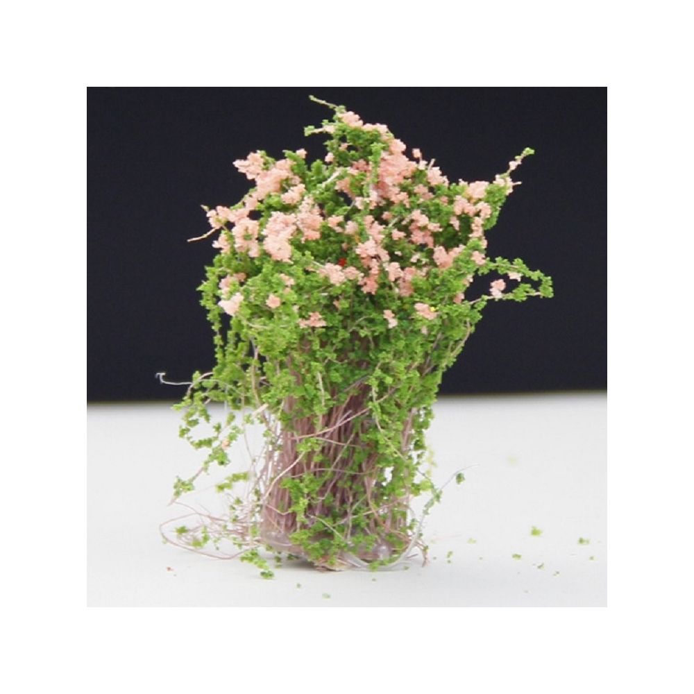 Wewoo - Artificiel modèle fait main matériau sable table bâtiment fleur de buisson finie rose - Statues