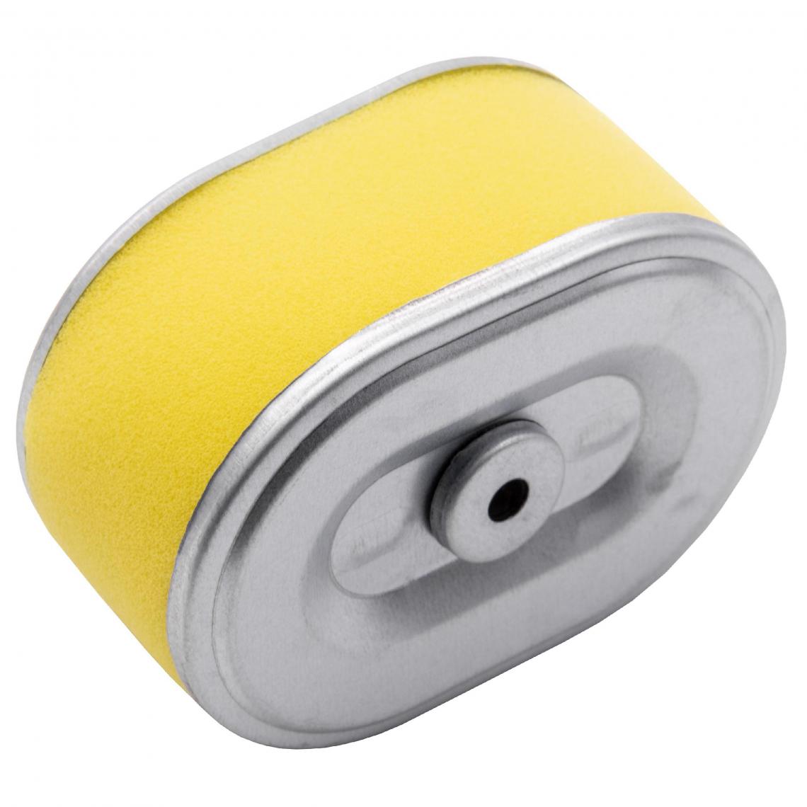 Vhbw - vhbw Filtre à air avec préfiltre de rechange jaune, argent remplace Oregon 30-318 compatible avec tondeuse à gazon; 10,1 x 7,2 x 5,1cm - Accessoires tondeuses