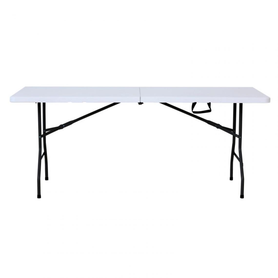 Resol - Table Easytable 183x76 - RESOL - BlancAcier, Polyéthylène - Tables à manger