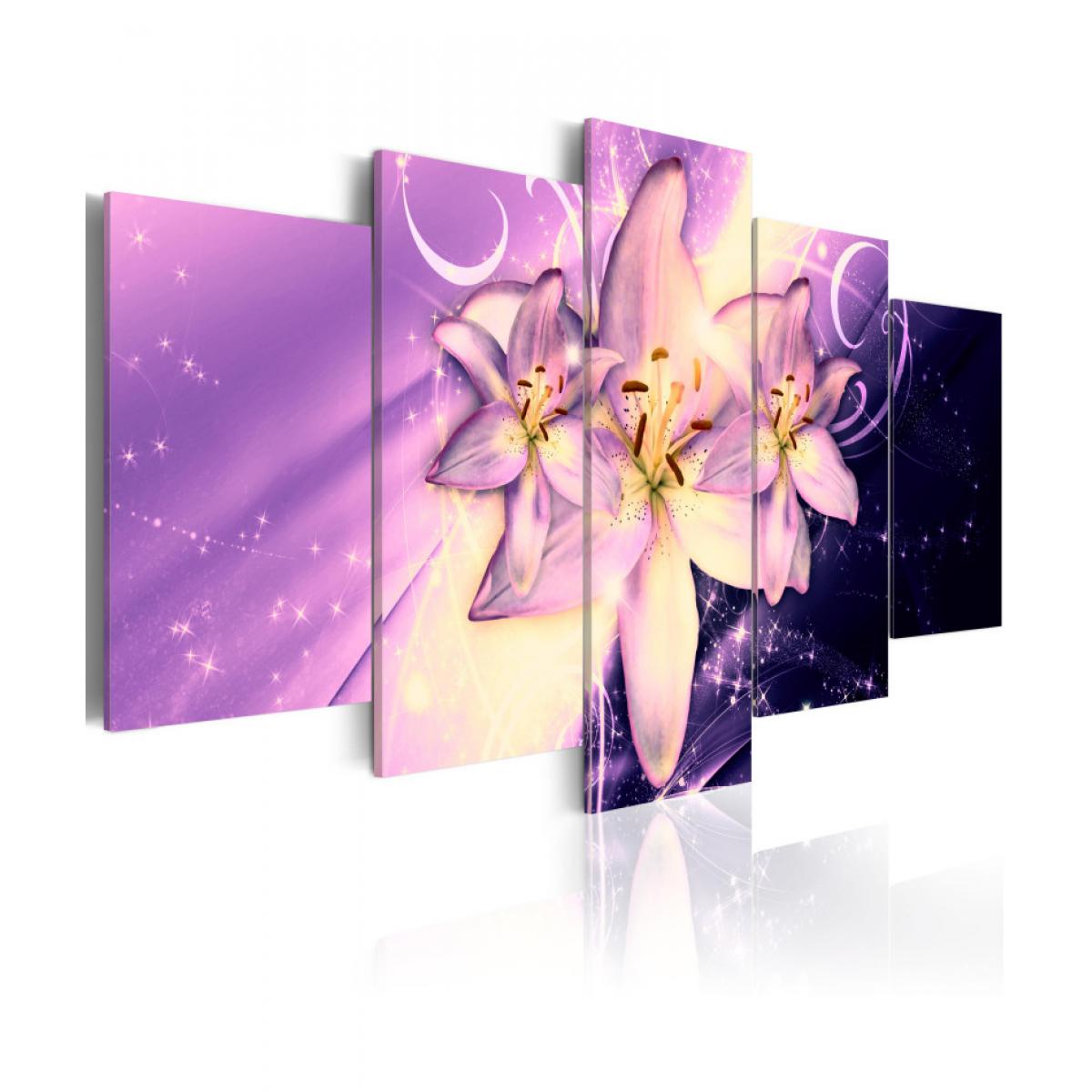 Artgeist - Tableau - Purple Galaxy 100x50 - Tableaux, peintures