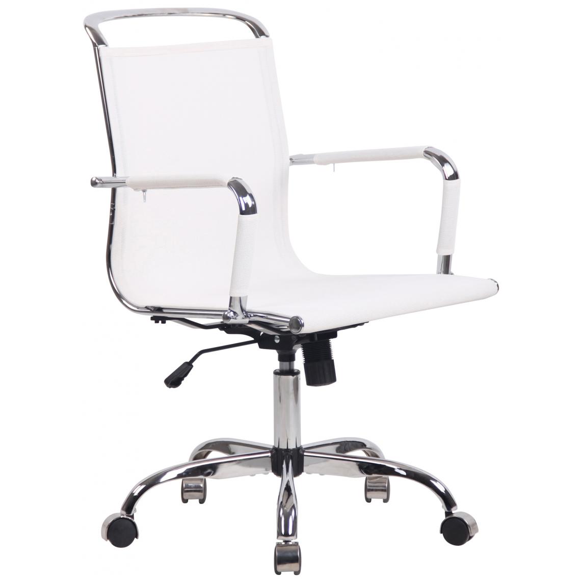 Icaverne - sublime Chaise de bureau edition Monrovia Mesh couleur blanc - Chaises