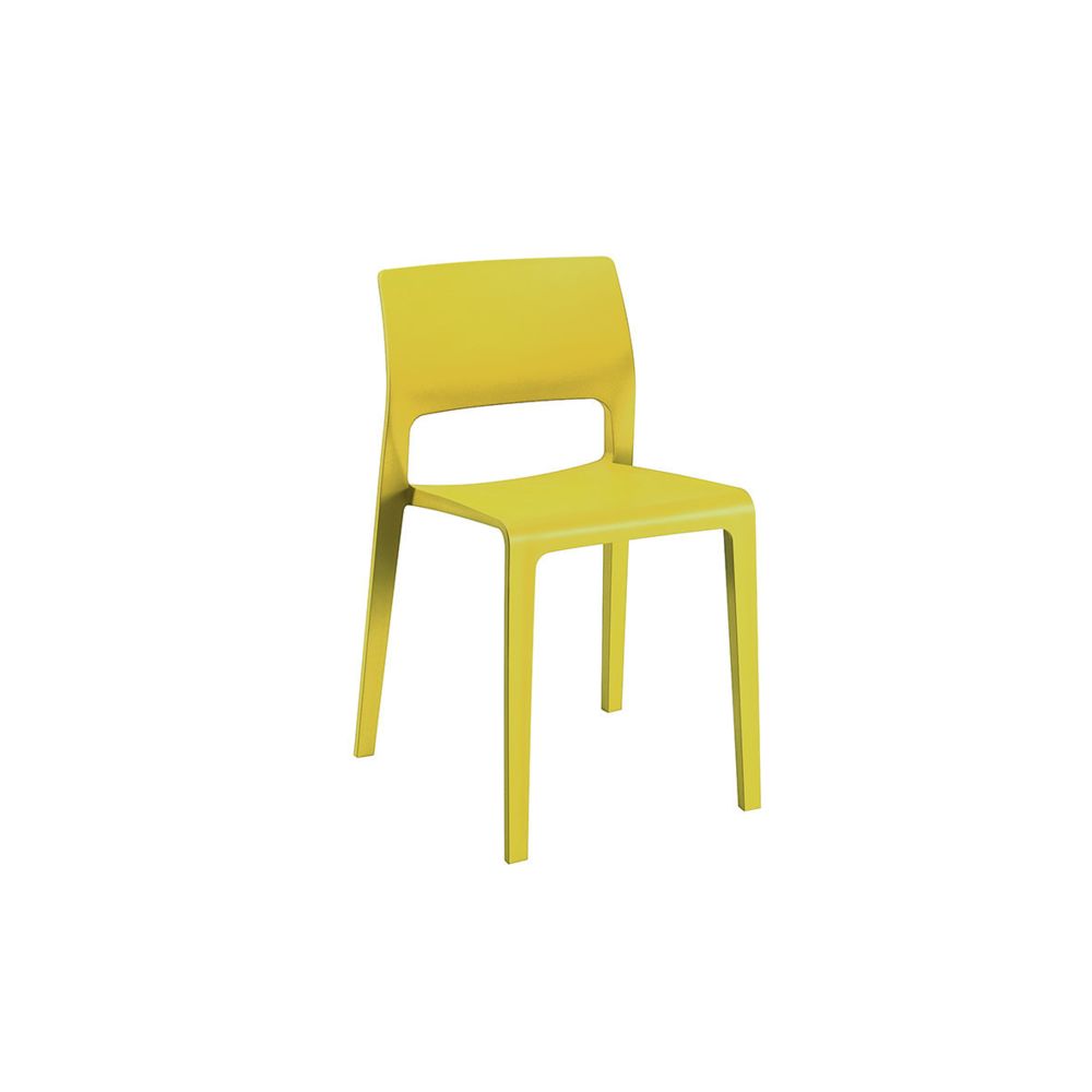 Arper - Chaise Juno - jaune moutarde - Chaises