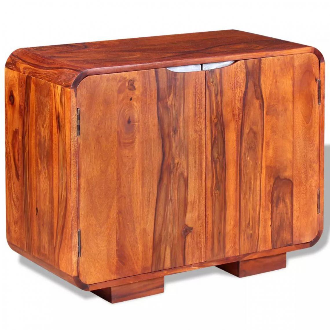 Helloshop26 - Buffet bahut armoire console meuble de rangement bois massif de sesham 75 cm 4402016 - Consoles
