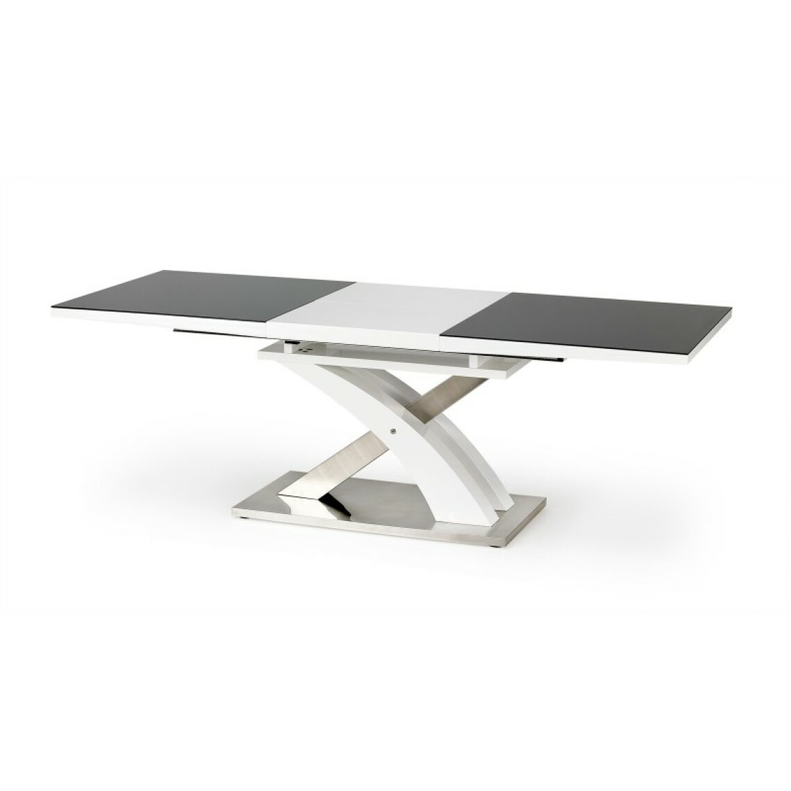 Carellia - Table à manger design extensible 160-220 cm x 90 cm x 75 cm - Noir - Tables à manger