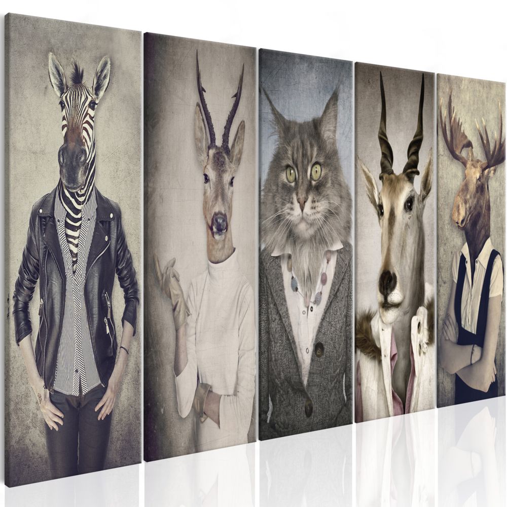 Bimago - Tableau - Animal Masks I - Décoration, image, art | Art urbain | - Tableaux, peintures