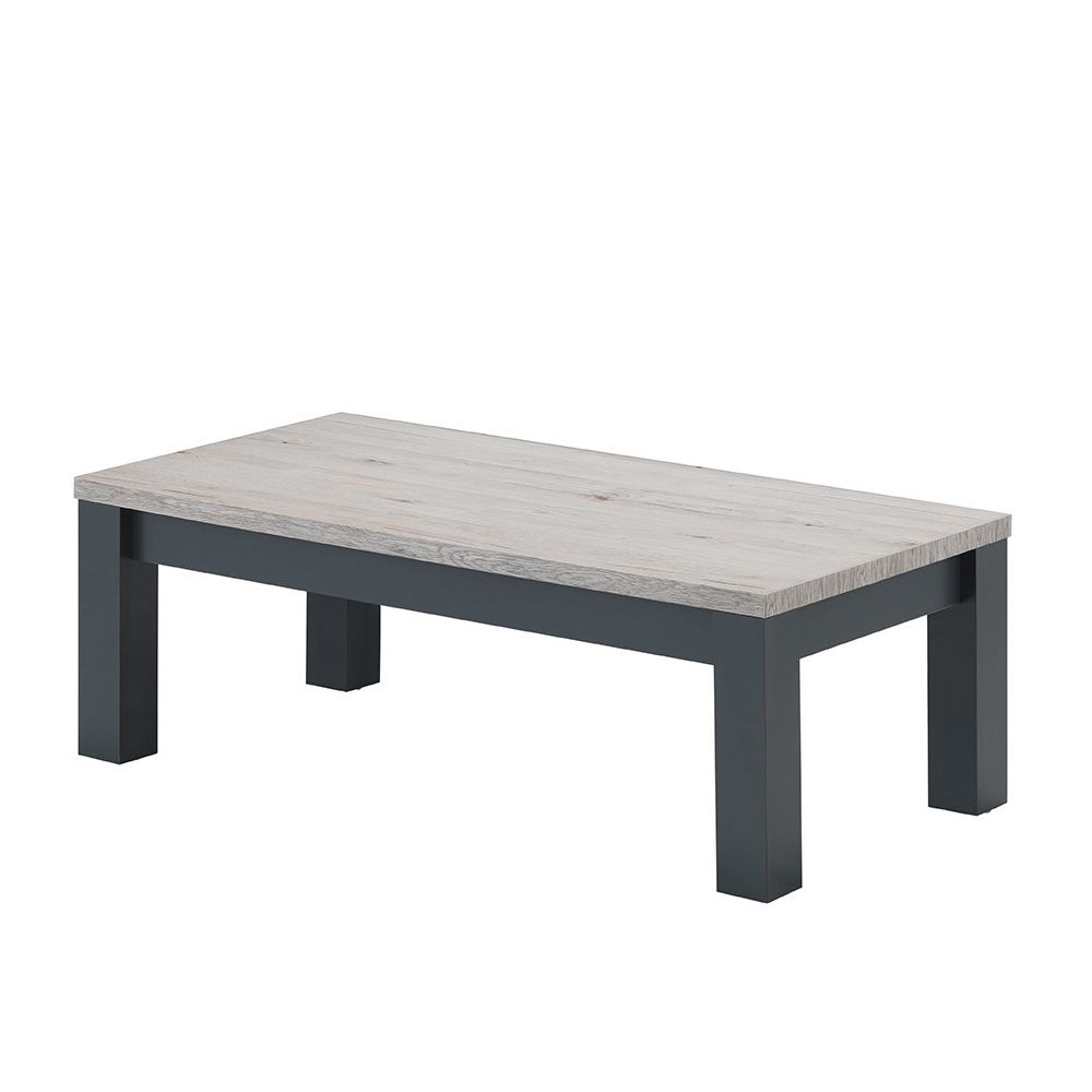 Nouvomeuble - Table basse 120 cm pas chère couleur chêne naturel ELEONORE - Tables basses