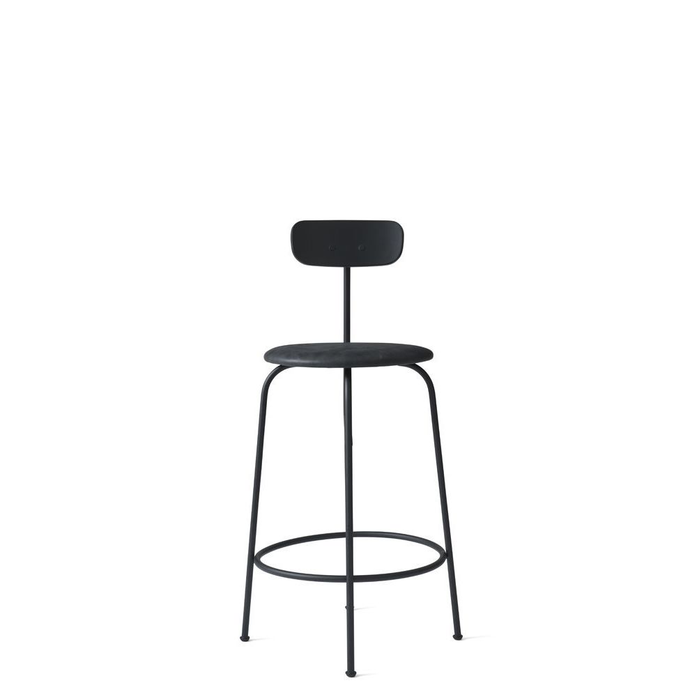 Menu - Afteroom Counter Chair, tissu - noir - noir - Tabourets