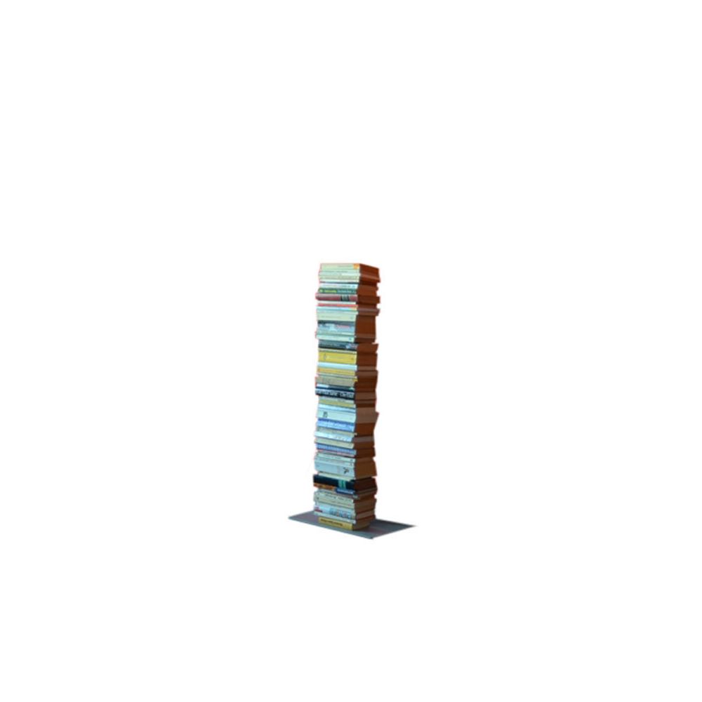 Radius - Bibliothèque simple Booksbaum - argent - 90,5 cm - Etagères