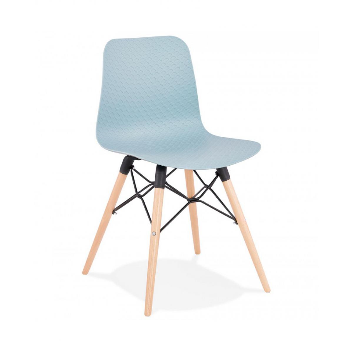 Kokoon Design - Chaise design GINTO BLUE 46x47x80 cm - Chaises