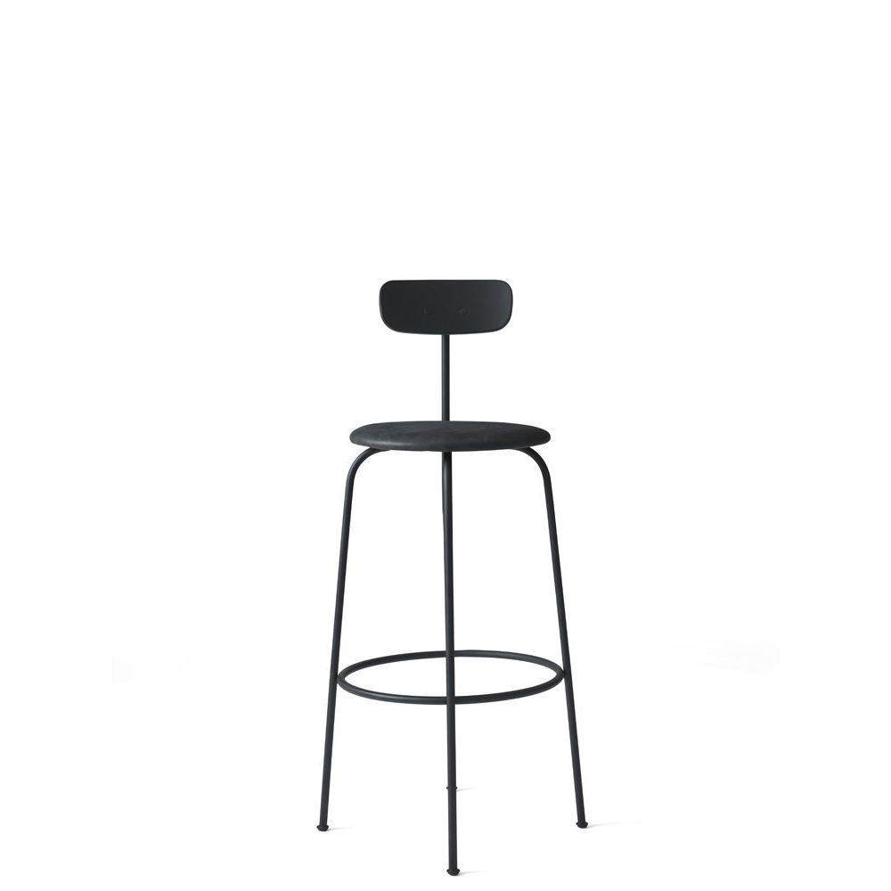 Menu - Afteroom Bar Chair - tissu - noir - noir - Tabourets