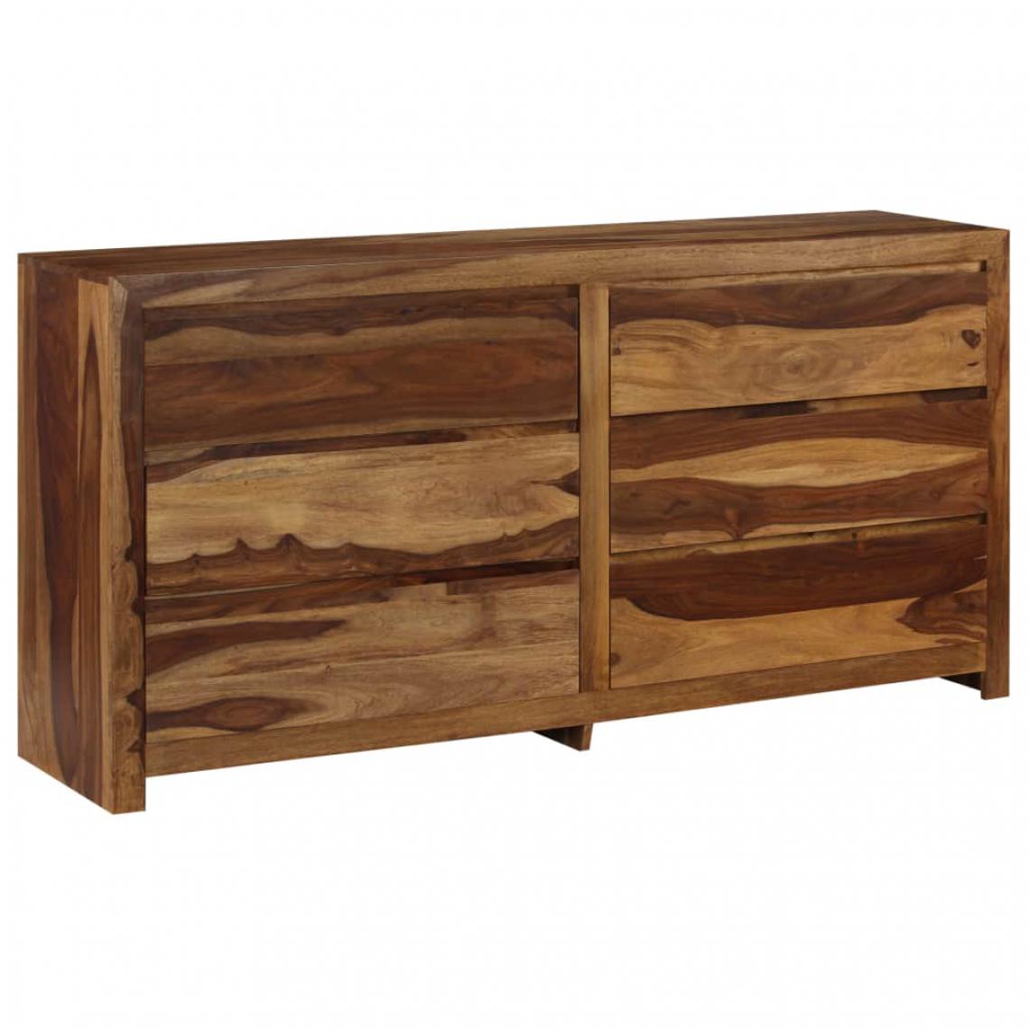 Helloshop26 - Buffet bahut armoire console meuble de rangement meuble à tiroirs bois massif de sesham 160 cm 4402112 - Consoles