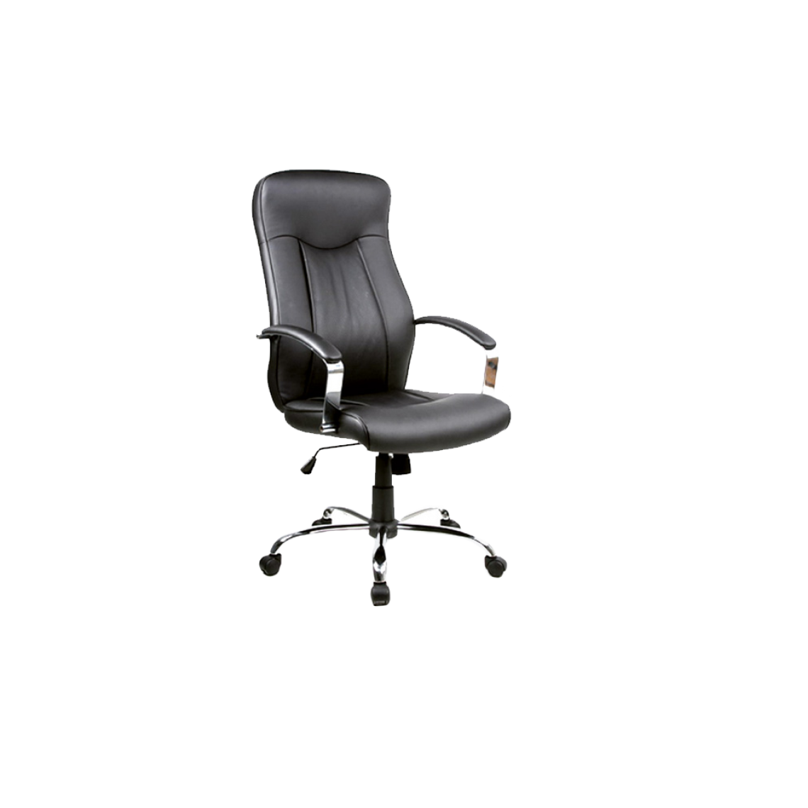 Ac-Deco - Chaise de bureau à roulettes - Q052 - 66 x 48 x 115 cm - Noir - Chaises