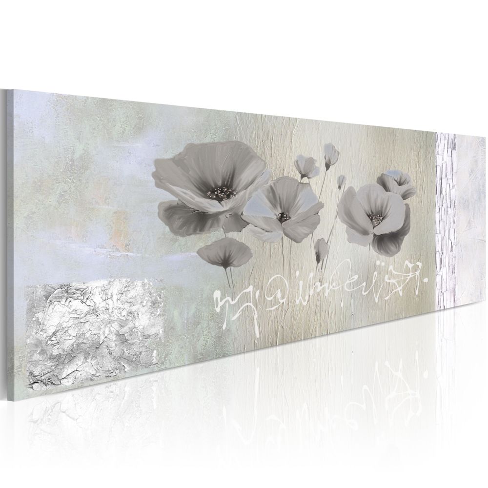 Bimago - Tableau | Poppies in hibernation | 120x40 | Fleurs | Coquelicots | - Tableaux, peintures