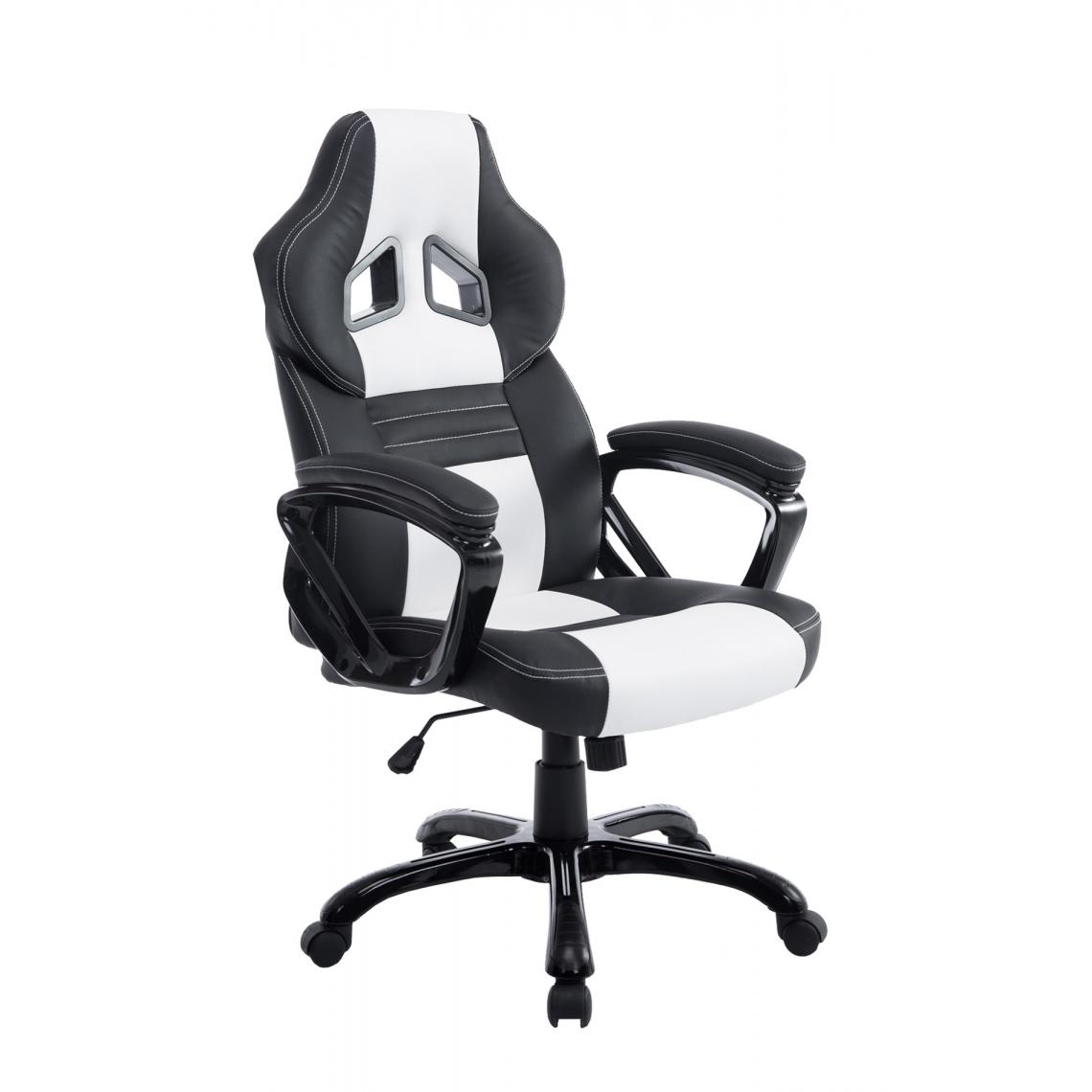 Icaverne - Superbe Chaise de bureau serie Malé couleur noir et blanc - Chaises