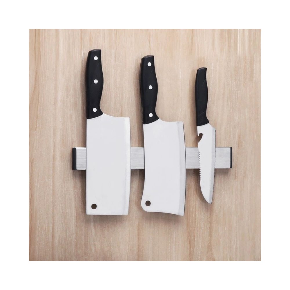 Wewoo - Porte-couteau magnétique en acier inoxydable 304 muraltaille de cuisine gratuittaille 31x4x1.5cm - Buffets, chiffonniers