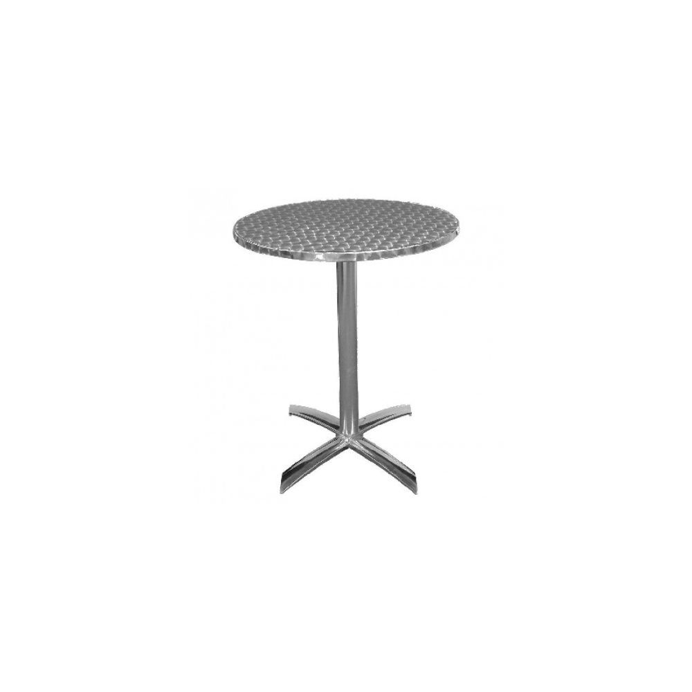 Materiel Chr Pro - Table à plateau basculant Inox Bolero 600(diamètre) - - Tables à manger
