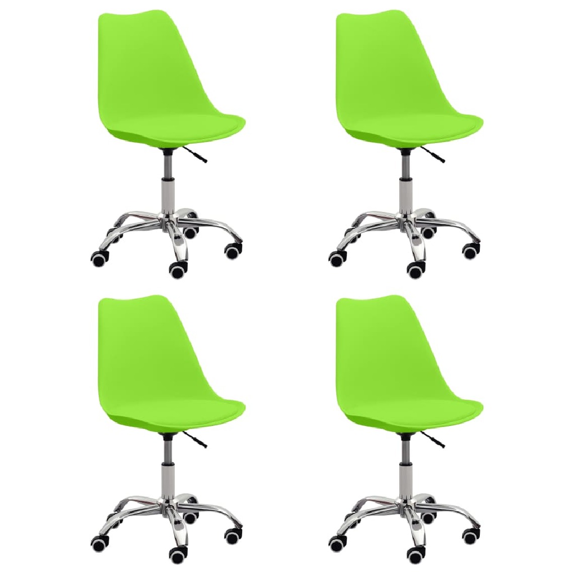 Chunhelife - Chunhelife Chaises de salle à manger 4 pcs Vert Similicuir - Chaises