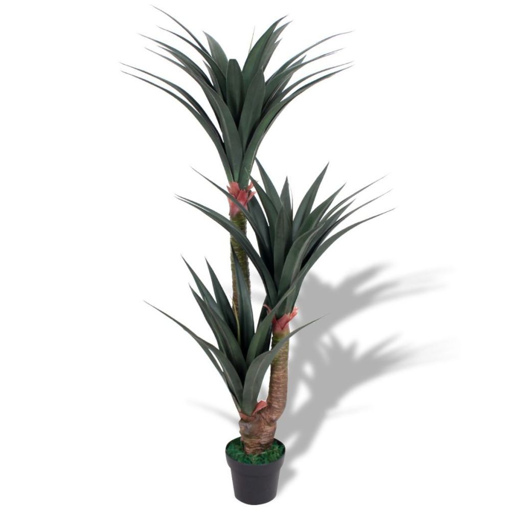 Vidaxl - Plante artificielle avec pot Yucca 155 cm Vert | Vert - Plantes et fleurs artificielles