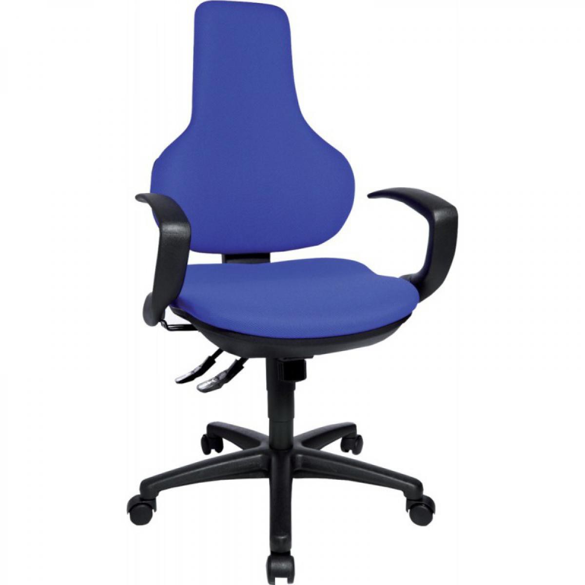 Topstar - Chaise bureau Ergo Point bleu - Chaises