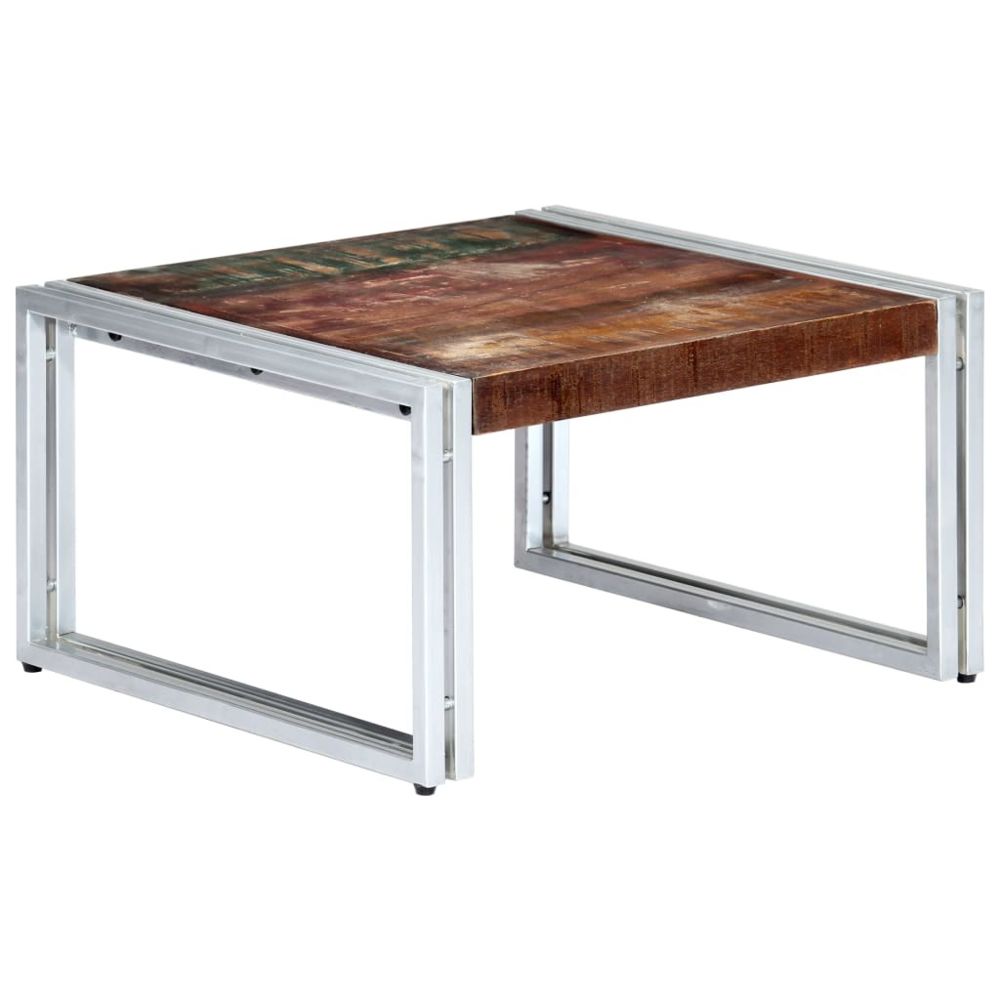 Vidaxl - vidaXL Table basse 60 x 60 x 35 cm Bois de récupération massif - Tables à manger