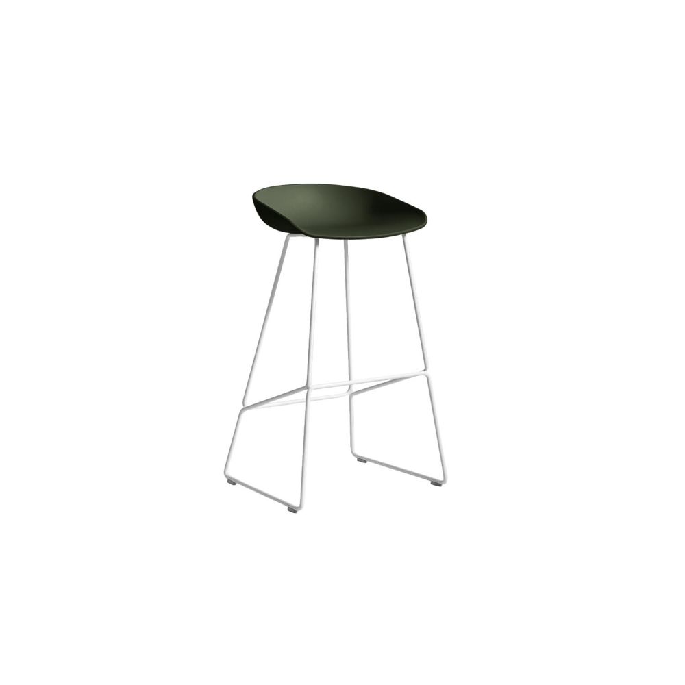 Hay - About a Stool AAS38 - 85 cm - blanc - vert - Tabourets