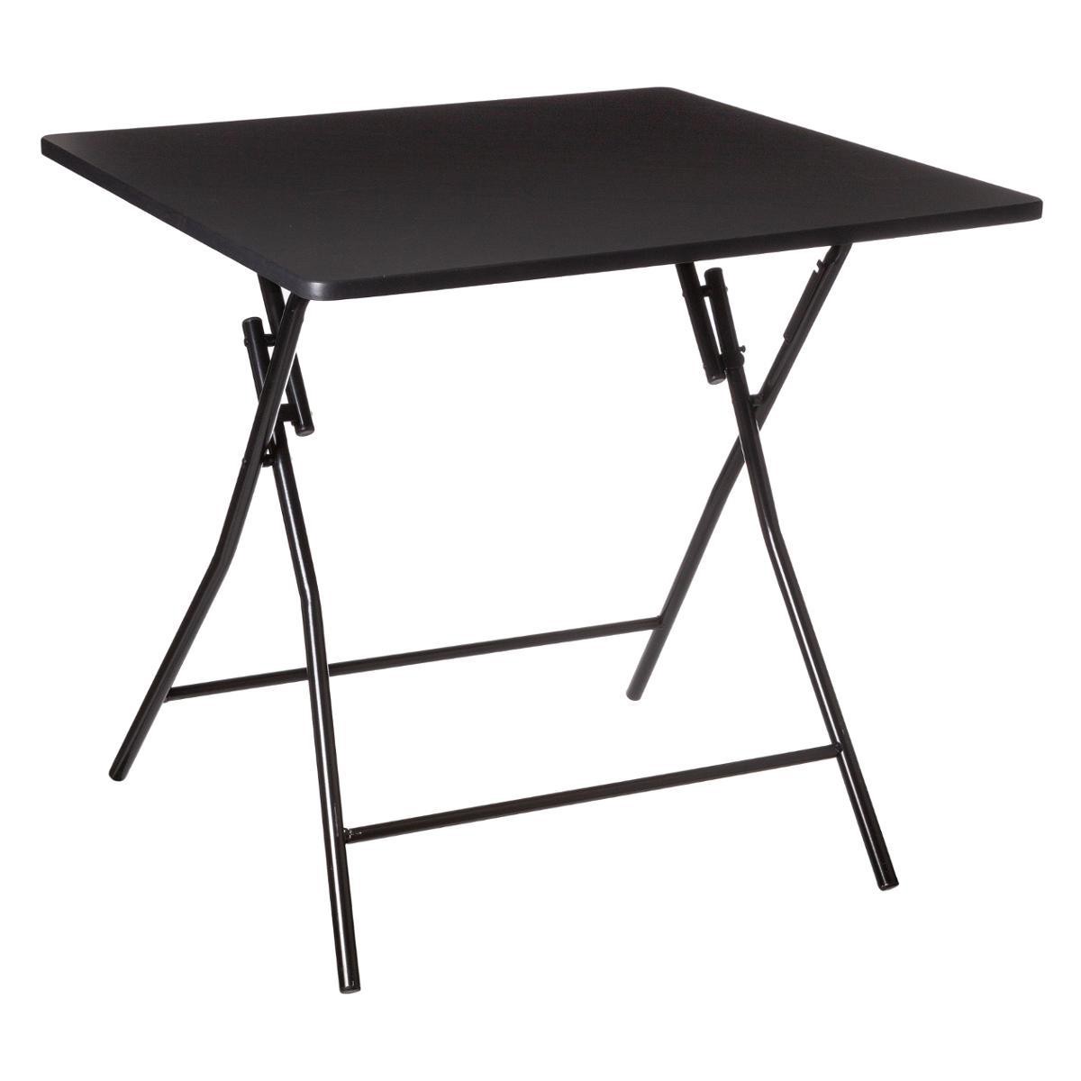 Five Simply Smart - Table Pliante 80 X 80 cm Noir - Tables à manger