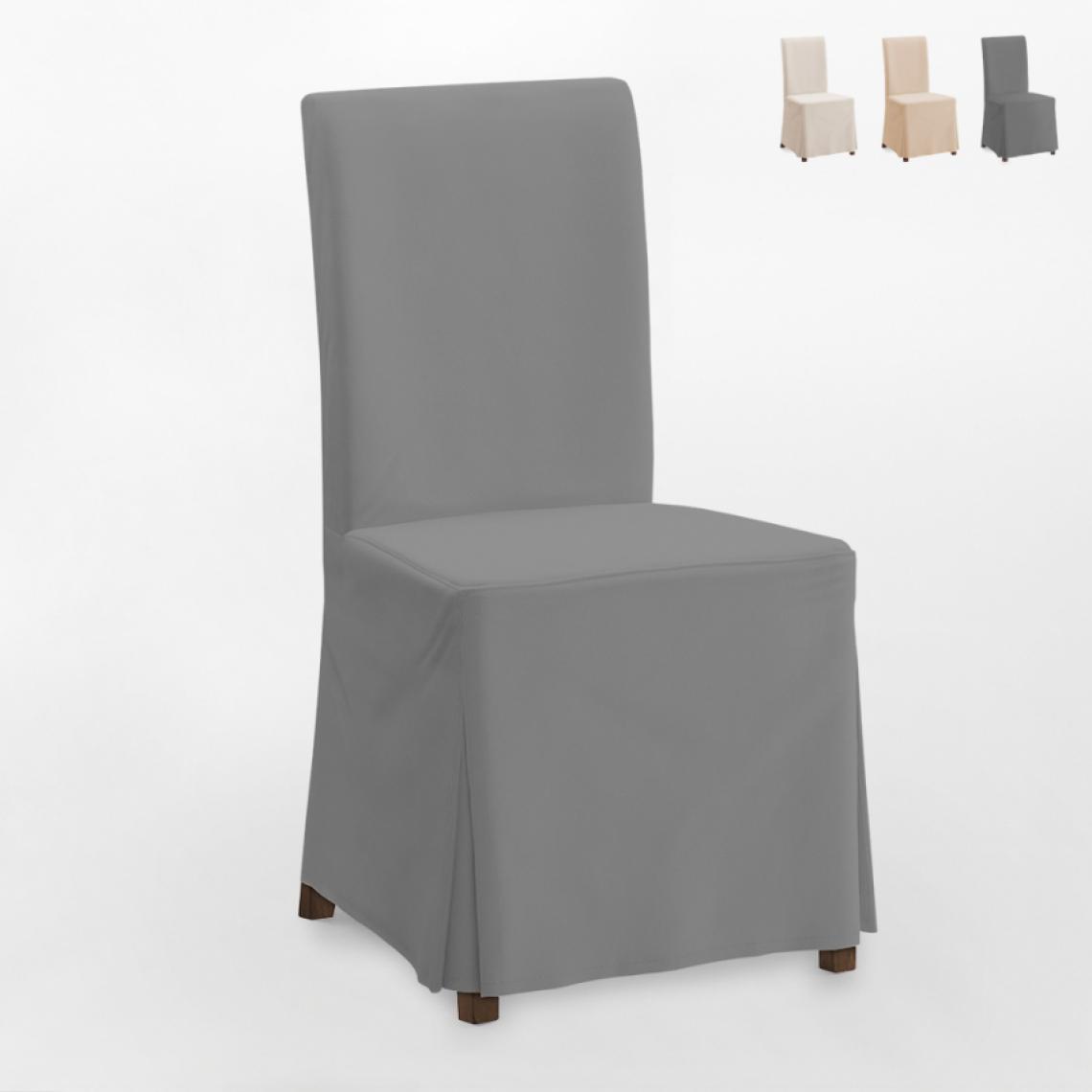 Ahd Amazing Home Design - Chaise de restaurant rembourrée en bois style herniksdal Comfort Luxury, Couleur: Gris - Chaises