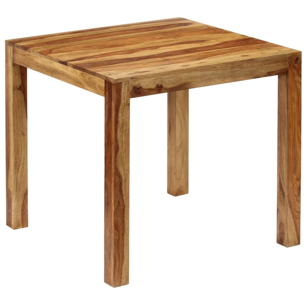 Vidaxl - vidaXL Table de salle à manger Bois de Sesham massif 82 x 80 x 76 cm - Tables à manger