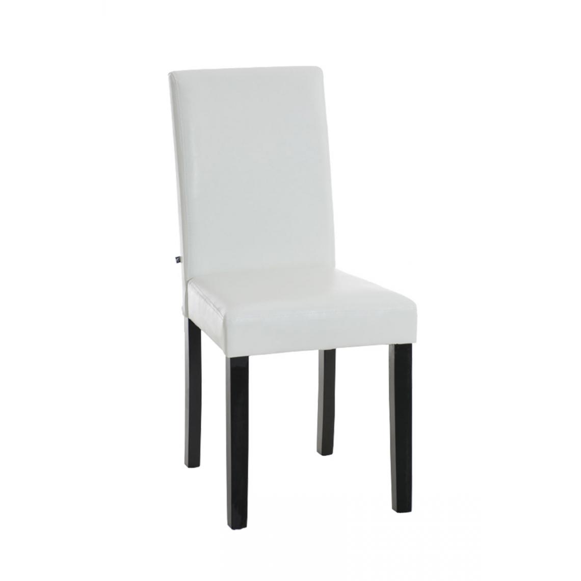 Icaverne - Chic Chaise de salle à manger reference Rabat noir couleur blanc - Chaises