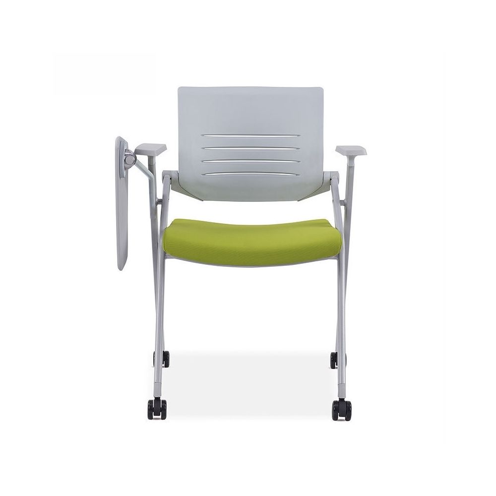 Wewoo - Chaise de conférence avec d'écriture pliante en maille respirante 129D épaisse et vert - Chaises