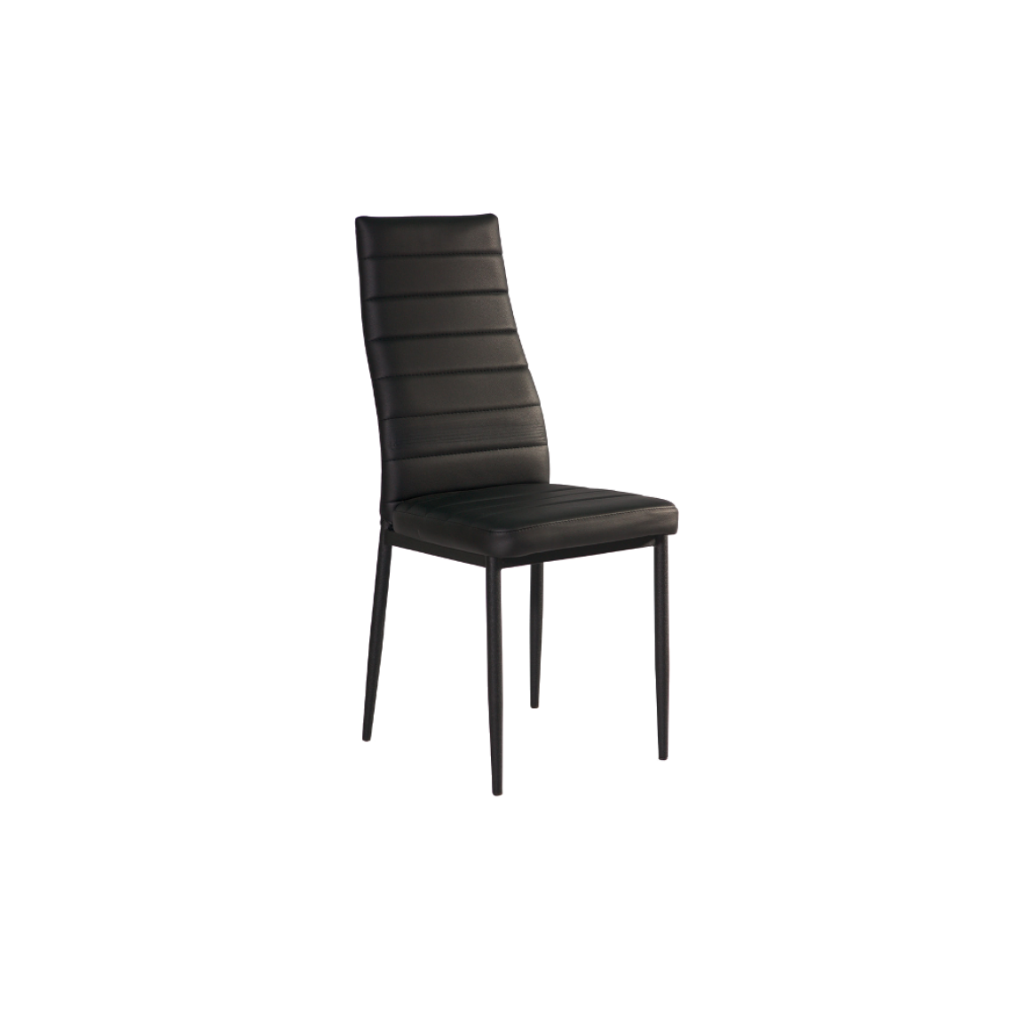 Ac-Deco - Chaise moderne - H261 C - 40 x 38 x 96 cm - Noir - Chaises