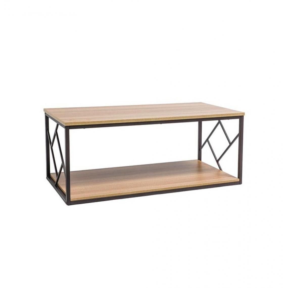 Ac-Deco - Table basse en bois - L 111 cm x l 51 cm x H 45 cm - Tablo - Tables basses