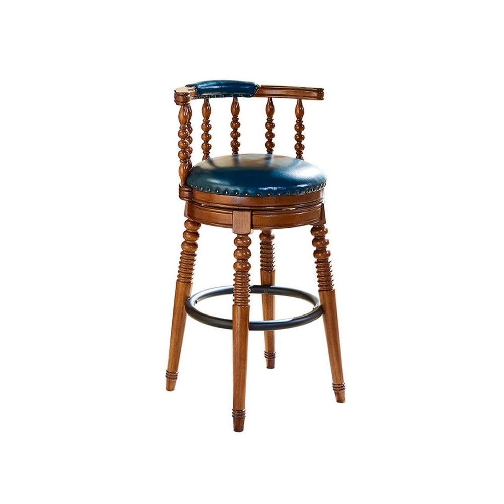 Wewoo - Chaise haute minimaliste en bois pour la maisonrétro 76 cm - Chaises