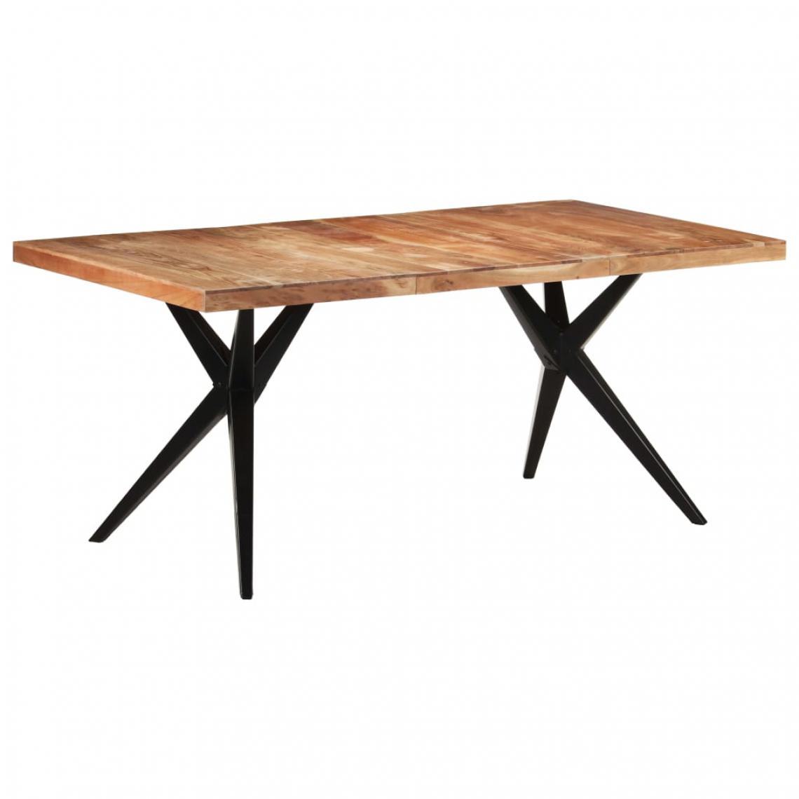 Chunhelife - Table de salle à manger 180x90x76 cm Bois d'acacia massif - Tables à manger