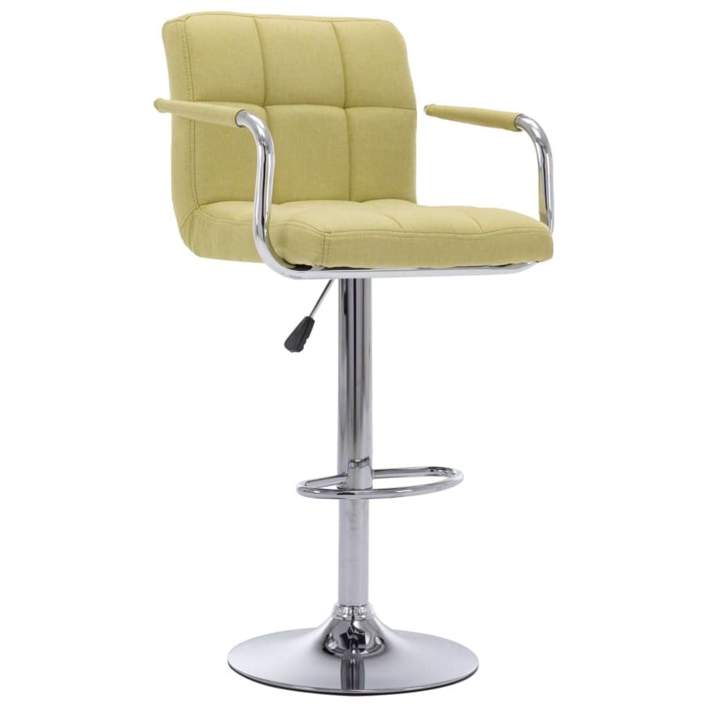 marque generique - Esthetique Fauteuils et chaises reference Port-d’Espagne Chaise de bar Vert Tissu - Tabourets