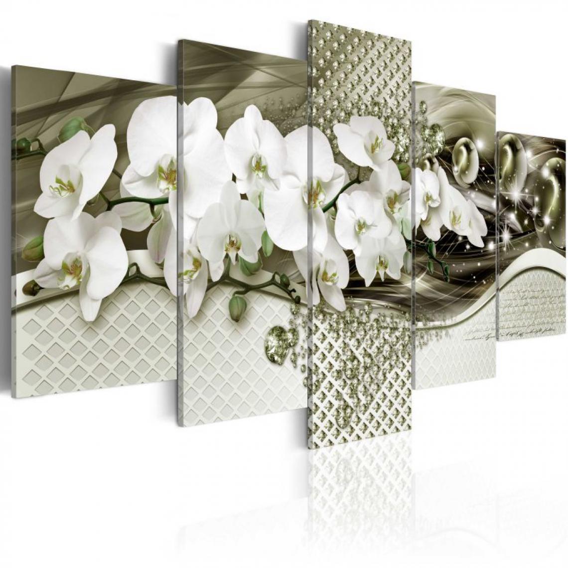 Artgeist - Tableau - Odeur de l'orchidée .Taille : 100x50 - Tableaux, peintures