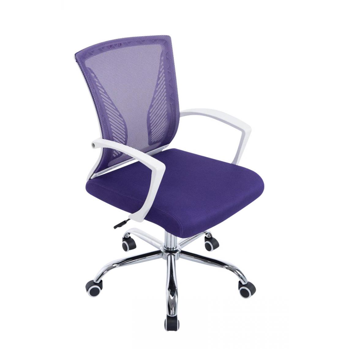 Icaverne - Splendide Chaise de bureau collection Prague C couleur violet - Chaises