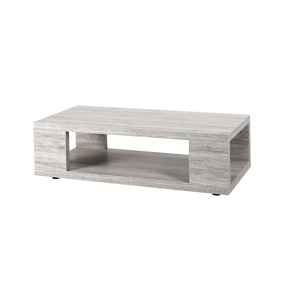 Happymobili - Table basse contemporaine couleur chêne gris JADE - Tables basses