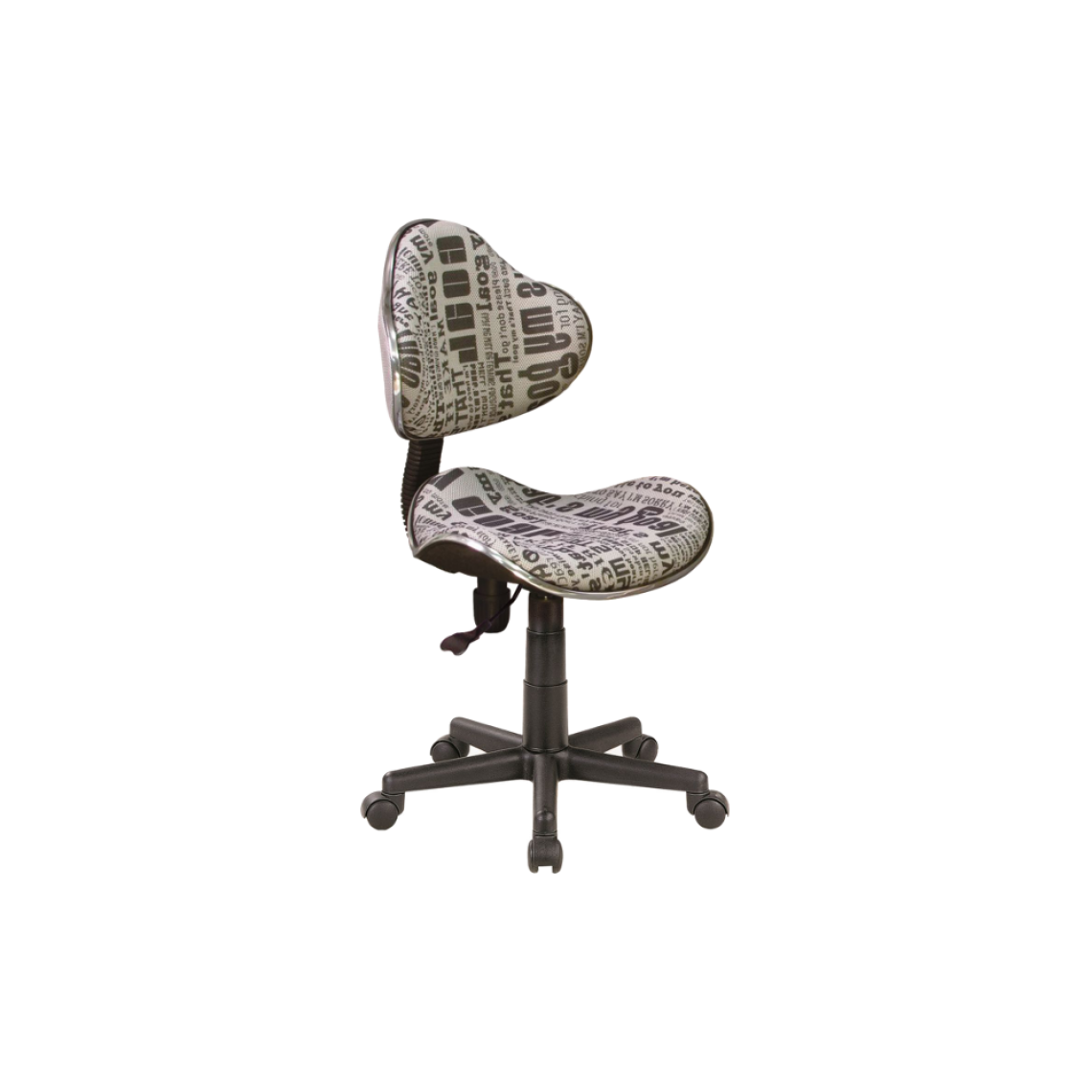 Ac-Deco - Chaise de bureau à roulettes - QG2 - 48 x 41 x 84 cm - Design journal - Chaises