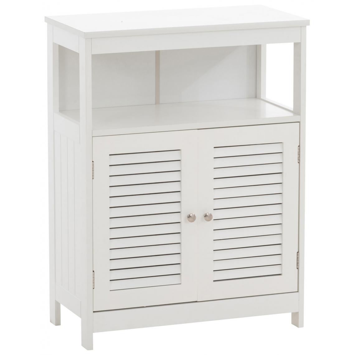 Icaverne - Moderne Commode gamme Kampala couleur blanc - Chaises