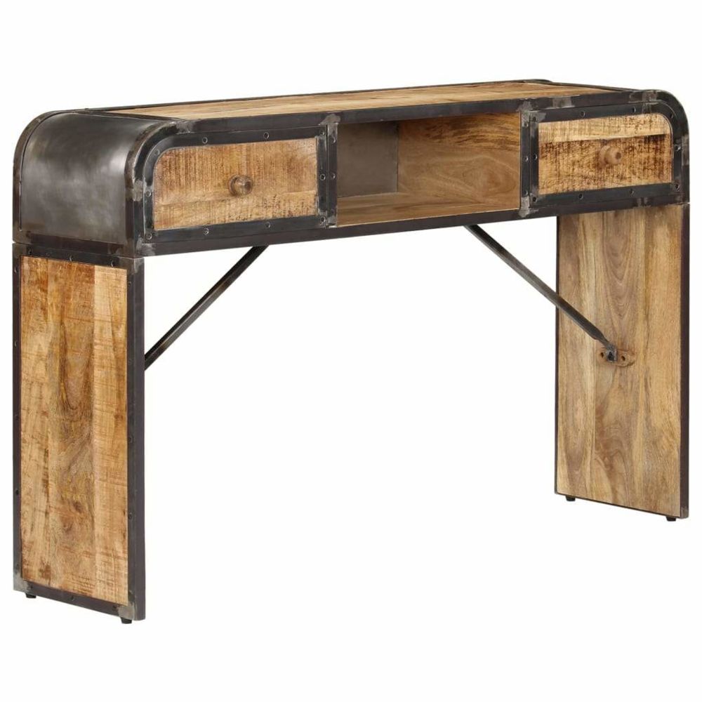 Helloshop26 - Buffet bahut armoire console meuble de rangement 120 cm bois de manguier massif 4402200 - Consoles