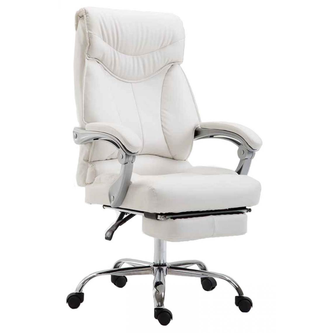 Icaverne - Esthetique Chaise de bureau famille Budapest Iowa couleur blanc - Chaises